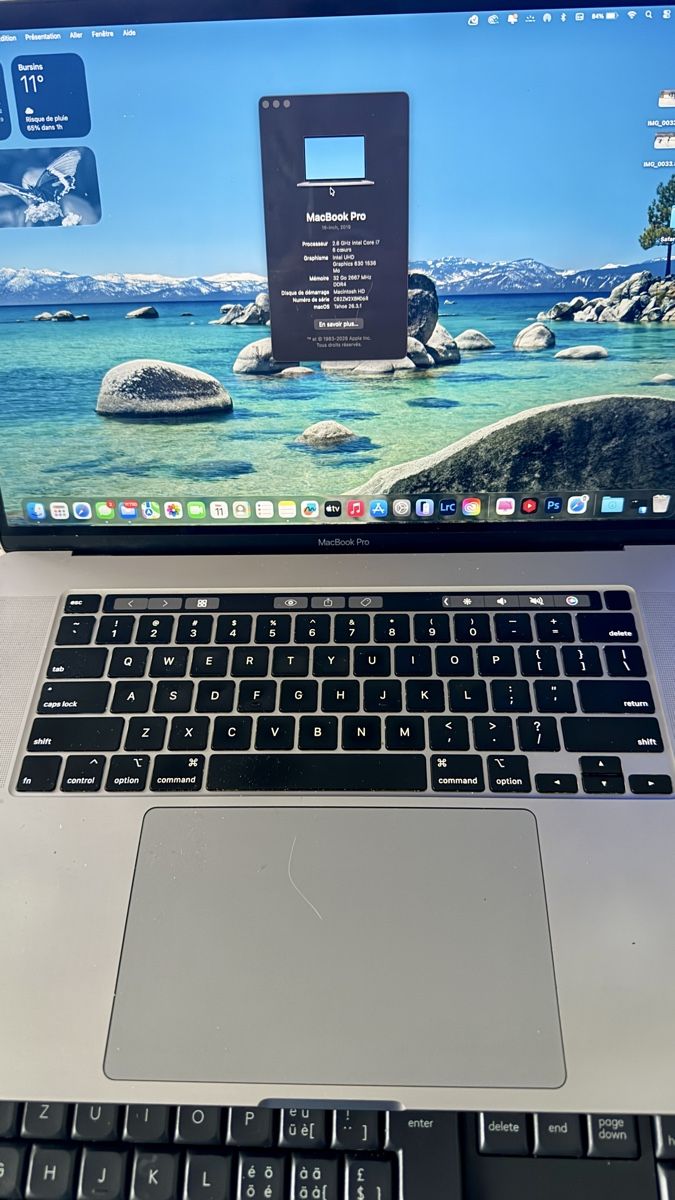 Apple Notebook: MacBook Pro 16-inch, Intel Core i7 32Go RAM 1TO SSD – Usato da Bursins venduto da GiuPoca 1