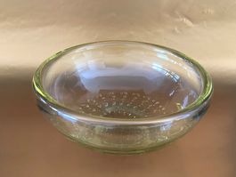 Glas - Schale gelb / Durchmesser 22cm