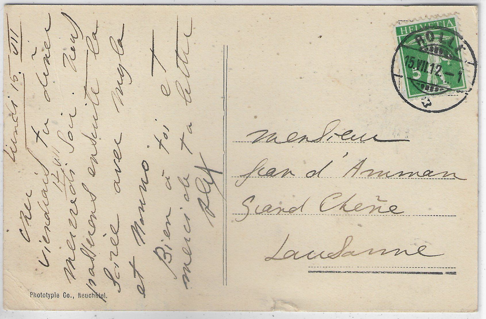 Cartoline postali: Rolle - Vue generale – Difettoso da Ettingen venduto da Kartenplanet 1