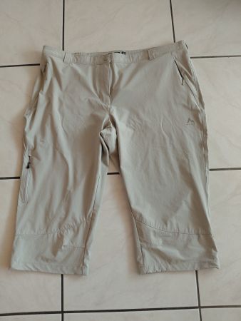 McKinley Capri Damen Wander Hose beige Grösse 48 gebraucht