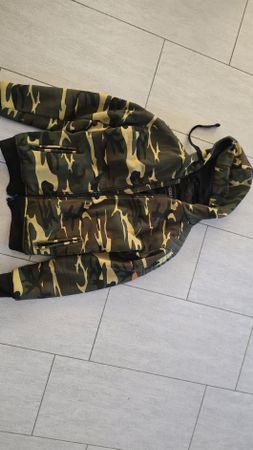 COURSE Motorradjacke Camouflage – Neuwertig