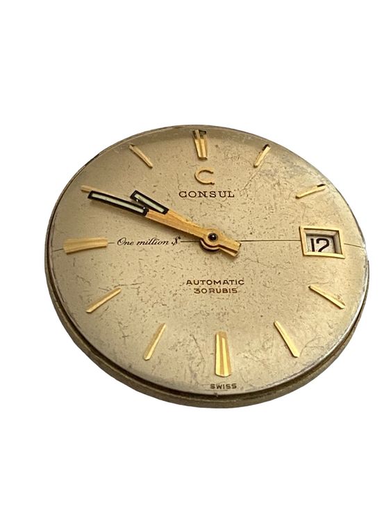 Cadran De Montre A.S 1701 Automatique - ébauche Suisse Galbé - METAL DECOR BESANÇON - NEUF