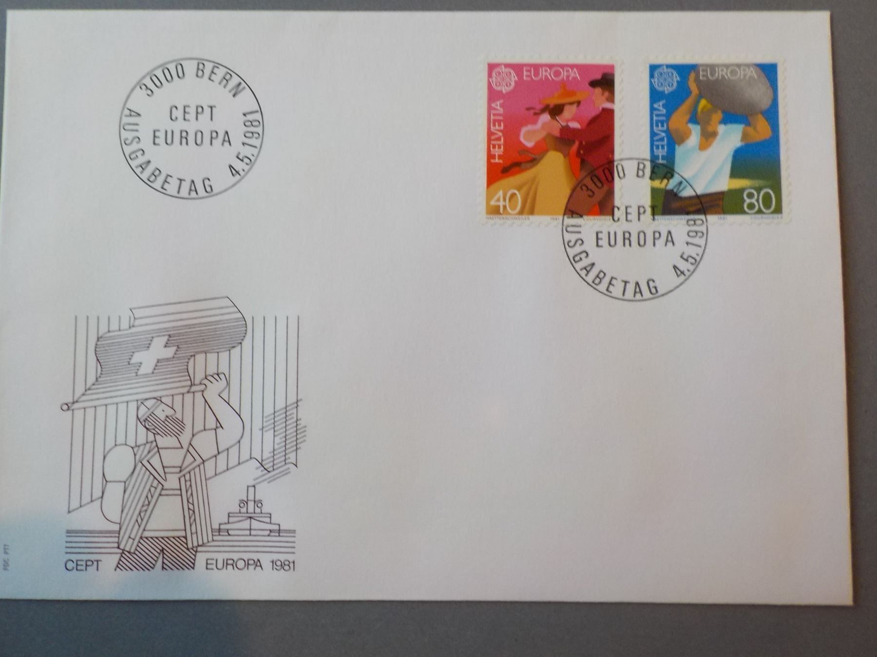Tutti i francobolli: 1981, FDC, Europa, Serie – Nuovo (secondo la descrizione) da Muri b. Bern venduto da Ricardoverkauf