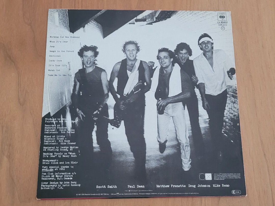 Dischi in vinile: LP  Loverboy – Usato da Martigny venduto da MZ-67 1