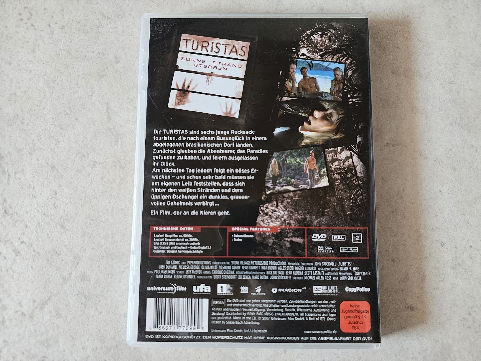 Alle DVDs: Turistas  -  Sonne, Strand, Sterben – Gebraucht aus Schneisingen von backstore24 1