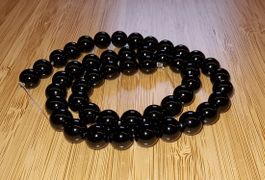 Onyx schwarz 8mm. Strang