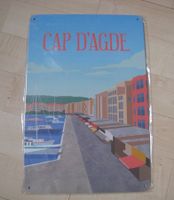 Blechschild  CAP D'AGDE   FRANCE  frankreich  NEU OVP