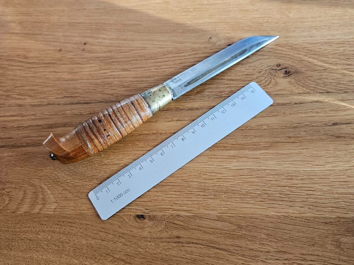 Zubehör: Finnen-Messer mit Lederscheidet – Gebraucht aus Bern von Respirit 5