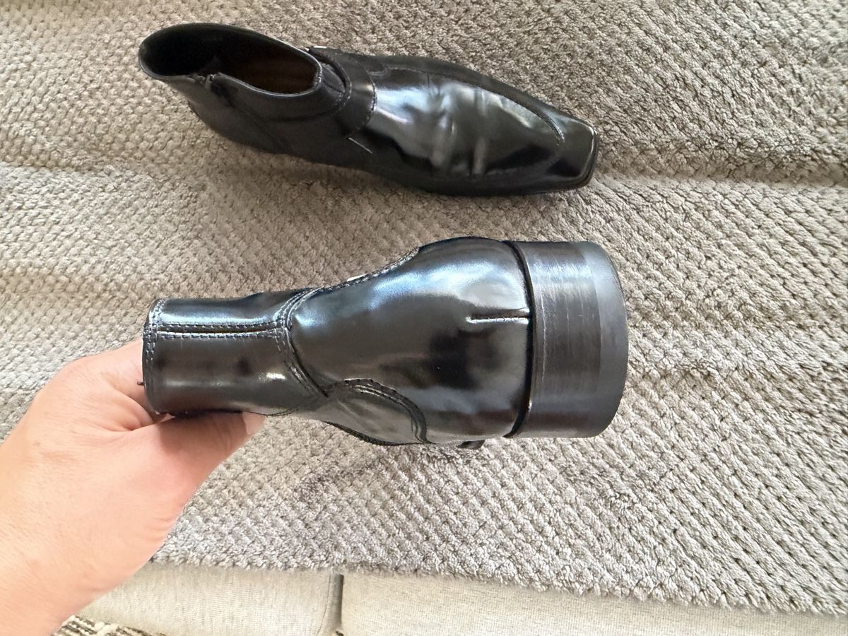 Scarpe da uomo: Bottines cuir noir unisexe taille 41 – Nuovo (secondo la descrizione) da Villaz-St-Pierre venduto da nob_6wsx 2