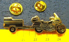HONDA MOTORRAD 2NÄGEL-PIN ENAMEL GOLDIG