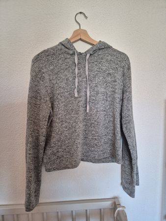 Kapuzenpullover Anna Field grau meliert guter Zustand