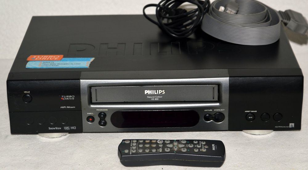 Videorecorder Vhs Philips Vr800 Magnétoscope Kaufen Auf Ricardo 3563