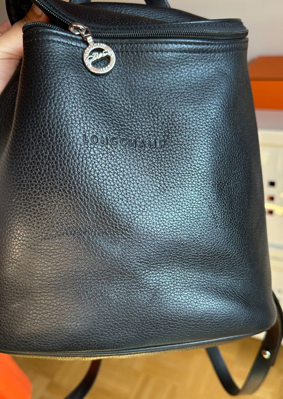 Longchamp Zaini: Longchamp sac à dos noir, taille S – Usato da Bernex venduto da euma1976 8