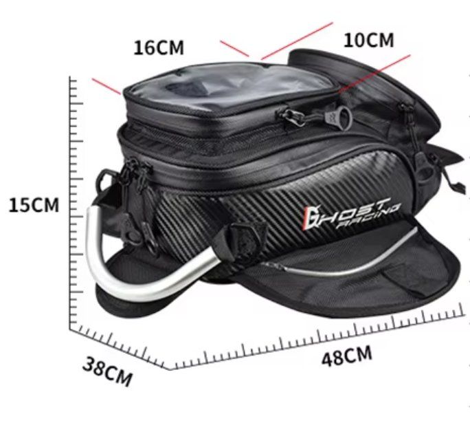 Taschen: XL Magnetischer Motorrad-Tankrucksack – Neu und originalverpackt aus Châtelaine von topshop.switzerland 5