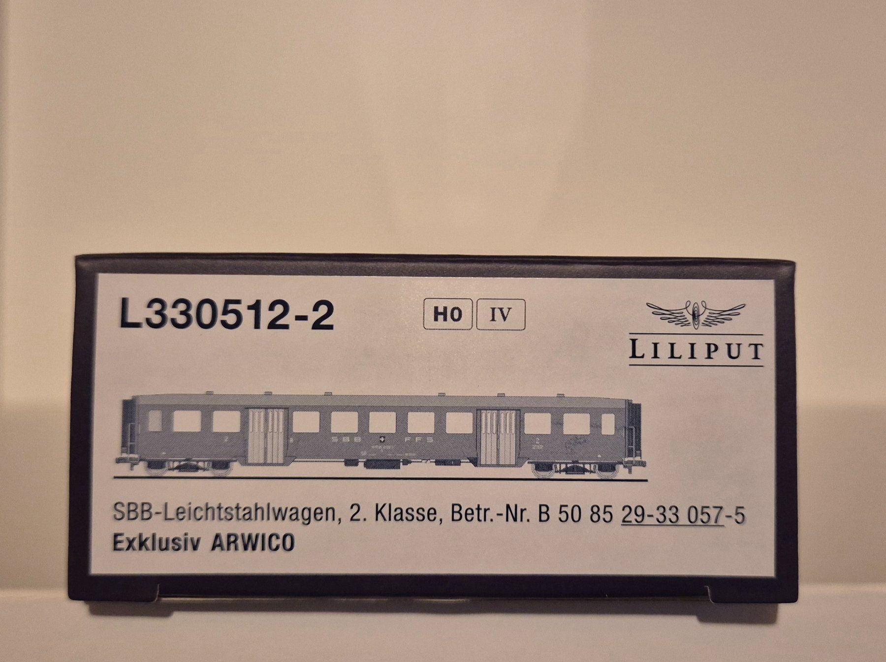 Liliput Modellini di ferrovie: Liliput SBB Leichtstahlwagen 2. Klasse – Usato da Wittenwil venduto da ced_q8j7 7