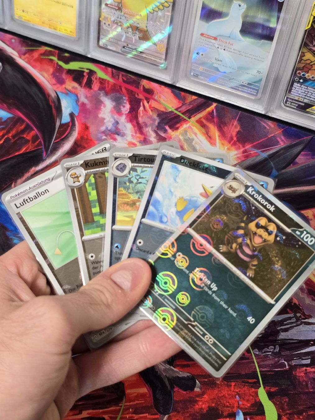 Pokémon Sammelbilder & Trading cards: 5 Pokemon Karten Pokéballreverse Holo – Neu (gemäss Beschreibung) aus Eschen von DrWachter