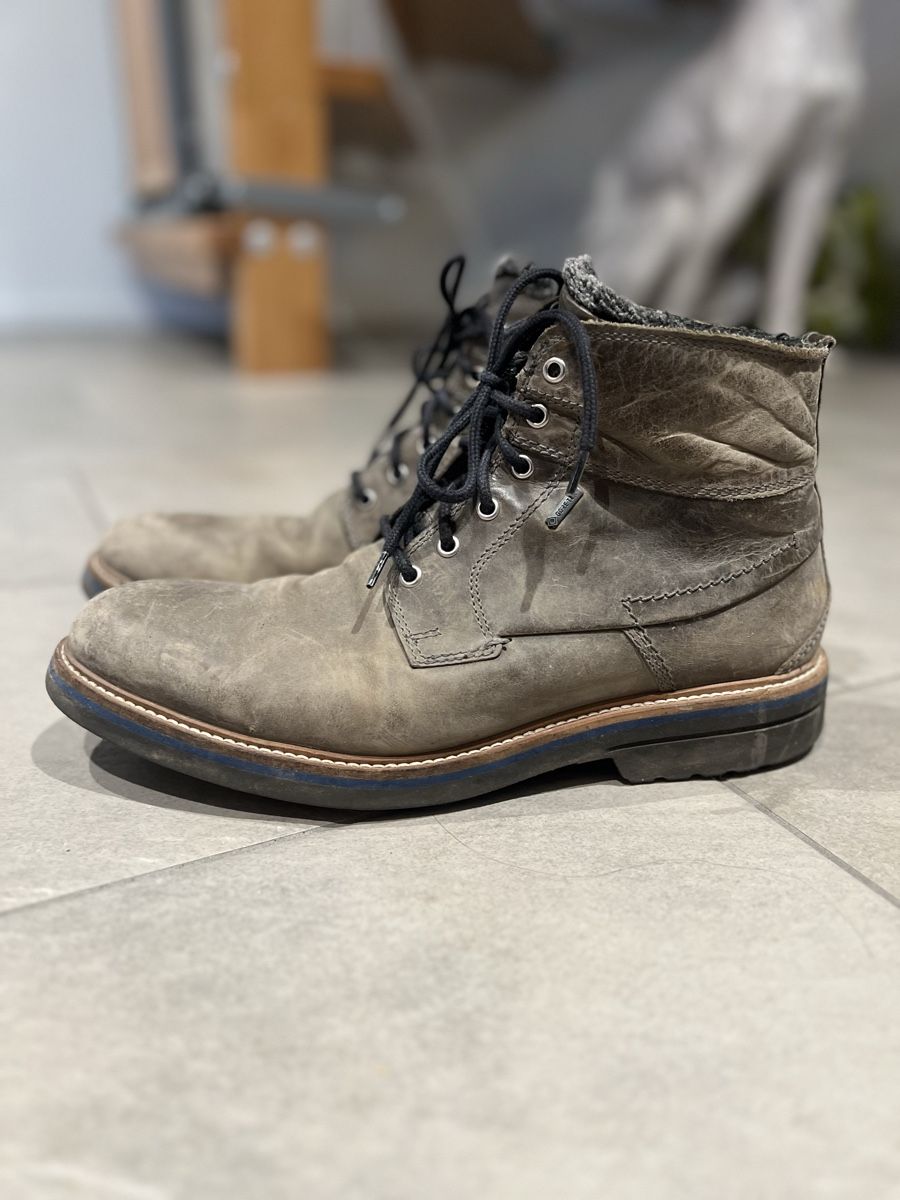Scarpe da uomo: Starson Herren Winterstiefel, Grösse 44, Leder – Usato da Langenthal venduto da ivet7 4
