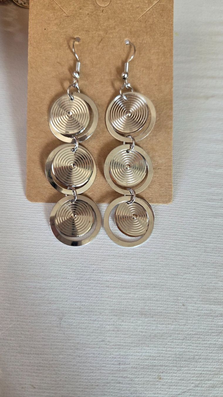 Orecchini pendenti & Orecchini a lobo: Ohrringe Modeschmuck  Boho Style silberfarben – Usato da Weggis venduto da Leeclipse 1