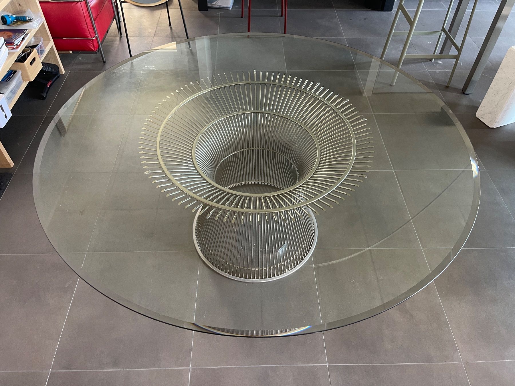 Knoll Tavoli: Grande table ronde Platner – Usato da Lausanne venduto da guarnero 1