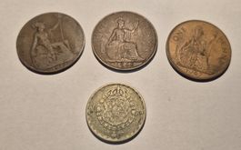 Diverse alte Münzen