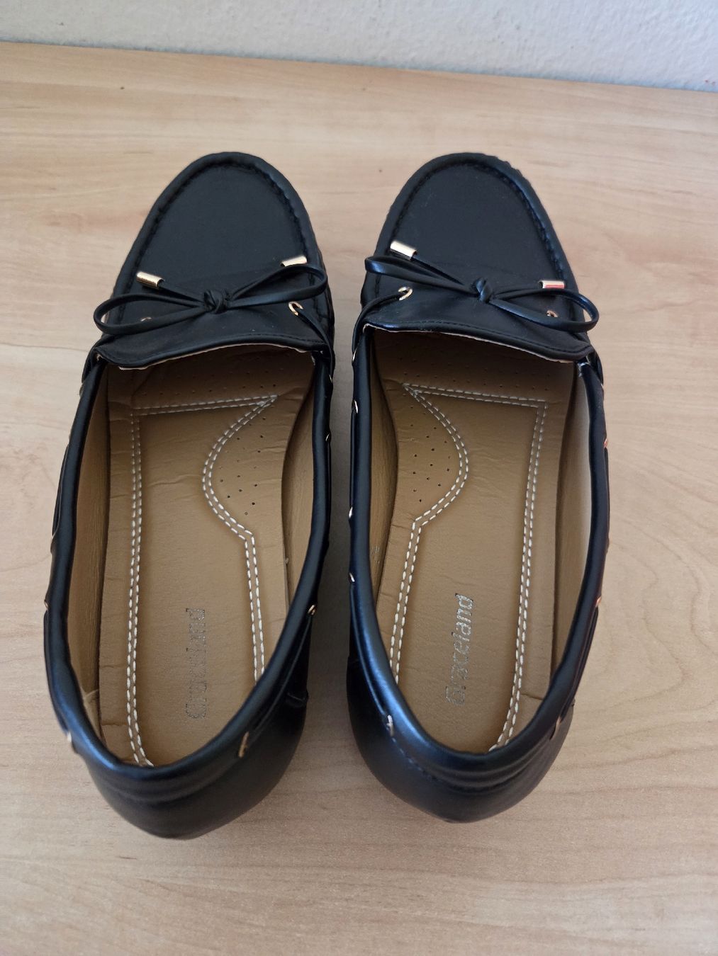 Scarpe da donna: Schwarze Kunstleder Mokassins Gr.39 – Nuovo (secondo la descrizione) da Winterthur venduto da katzen07 4