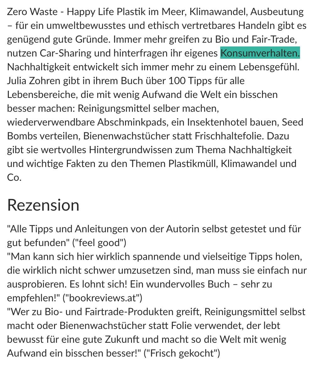 Bücher: Einfach nachhaltig leben – Neu (gemäss Beschreibung) aus Frauenfeld von AlphaCentauri_369_ 1