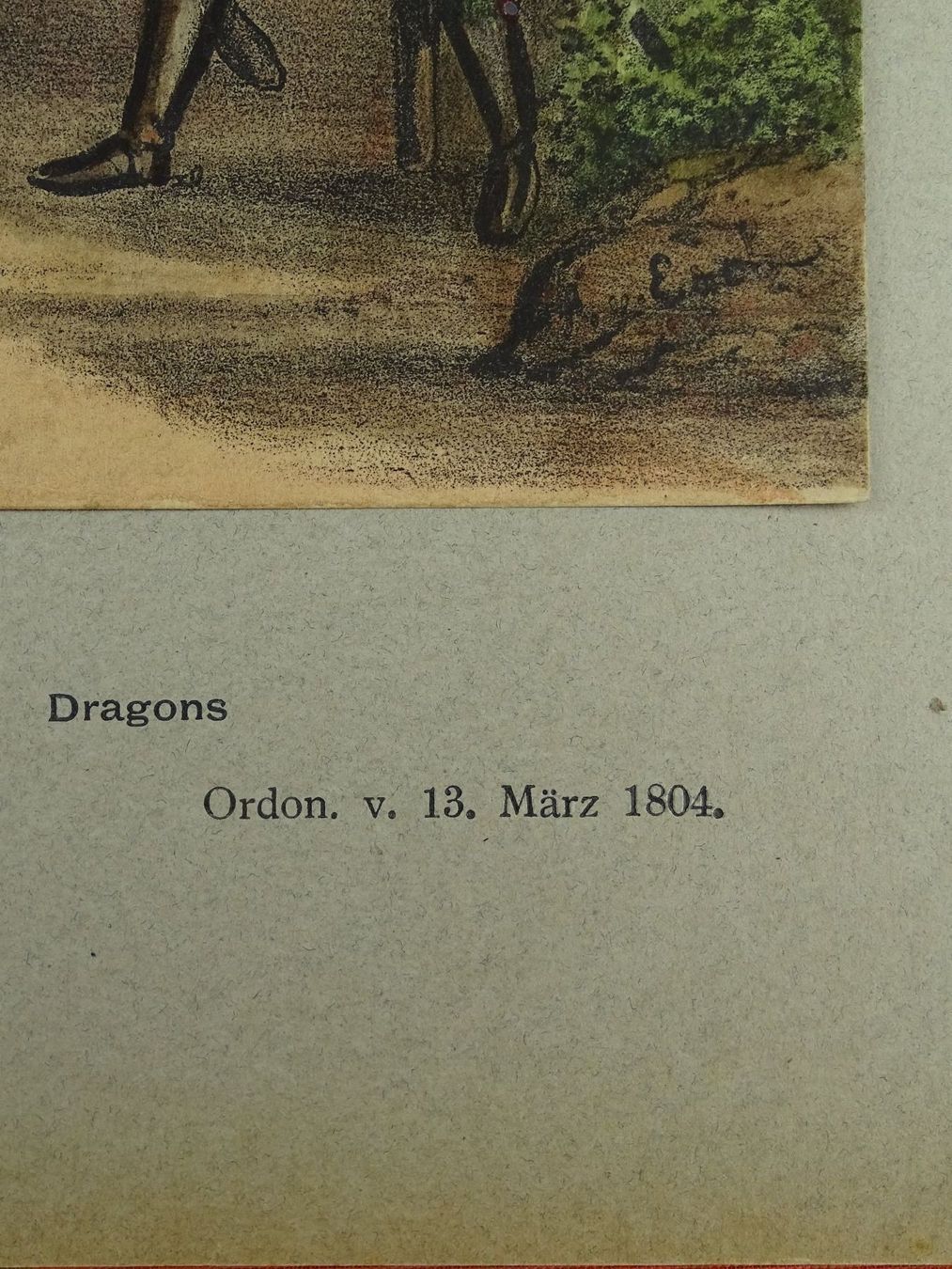 Stiche: ZÜRCHER MILIZEN, LITHOGRAPHIE UM 1890 – Gebraucht aus Grüningen von Kartensammler 6