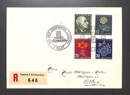 1947 Satzkarte Pro Juventute TAG DER BRIEFMARKE LUZERN 🔝