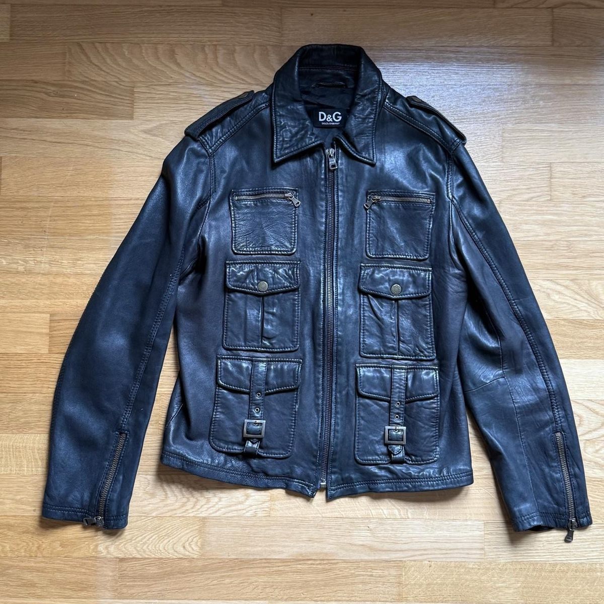 Dolce & Gabbana Jacken: Dolce & Gabbana Multipocket Leather Jacket – Gebraucht aus Zürich von sam_g2zl