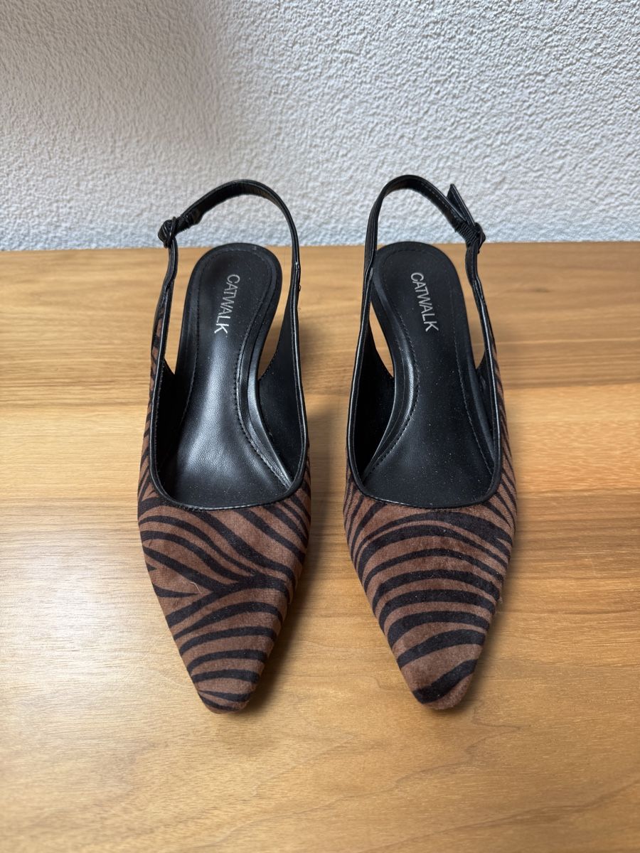 Scarpe da donna: Slingback-Pumps (Leopard) – Nuovo (secondo la descrizione) da Flawil venduto da BouBouBou