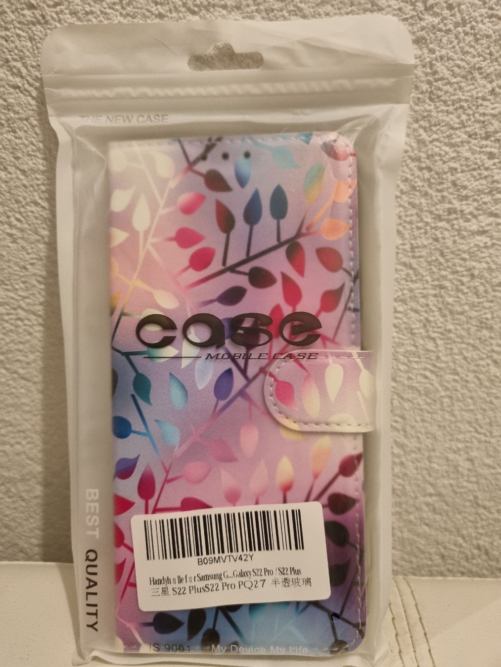 Cover & Protezioni schermo: Coque Samsung Galaxy S22 Pro/Plus - Étui à feuilles – Nuovo e nell'imballaggio originale da Courtepin venduto da marco_polo_xiii 3
