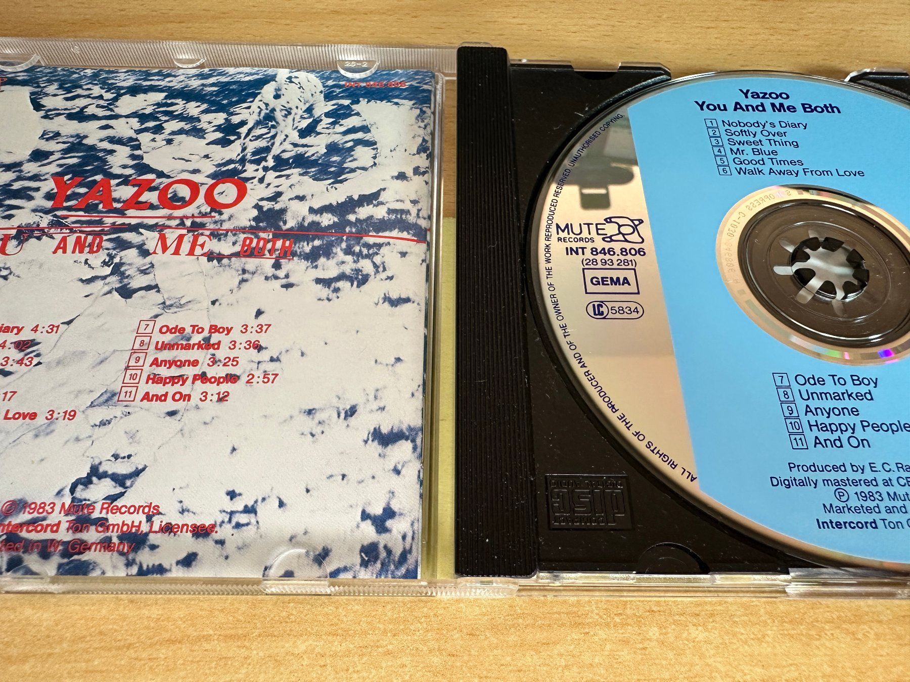 CDs: Yazoo – You And Me Both – Gebraucht aus Rikon im Tösstal von Alpenmutz 2