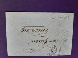 Vorphilabrief von Sumiswald nach Kirchberg 17. Juni 1852