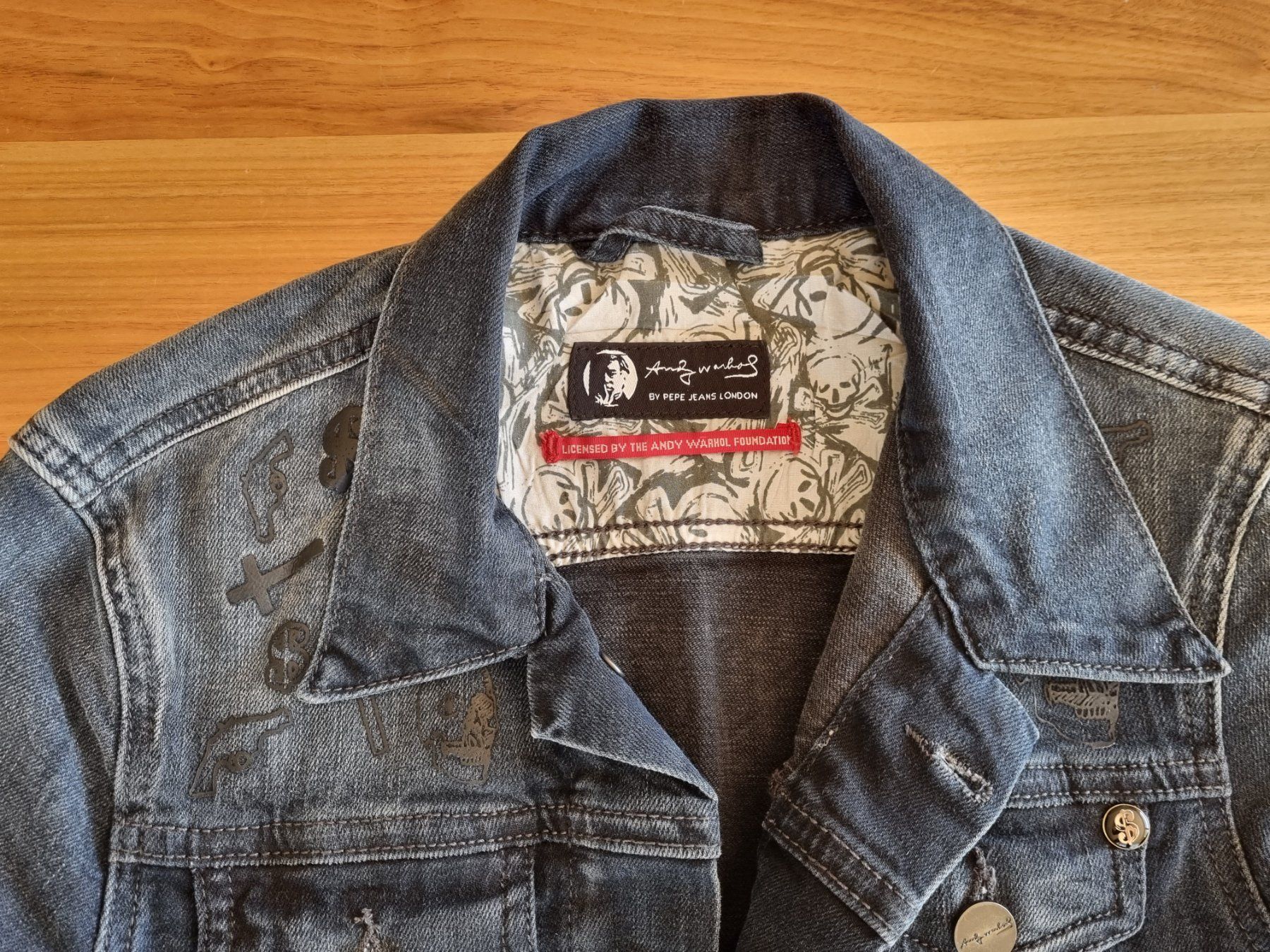   Jeans Andy Warhol Gジャン XS Calvin Klein Jeans Andy Warhol Gジャン XS