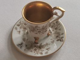 Kaffe Tasse mit Unterteller 