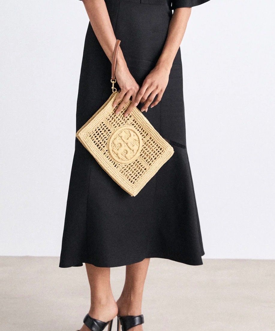 Tory Burch Borse da donna: TORY BURCH ELLA POUCH - CLUTCH - NATURAL – Nuovo e nell'imballaggio originale da Oberaach venduto da Dandy2021 6