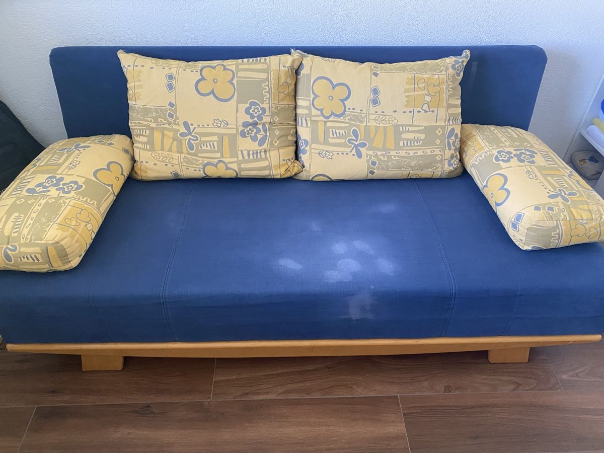 Divani: Schlafsofa blau mit Stauraum gebraucht – Usato da Hellbühl venduto da der_xdp2 2