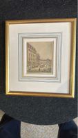Antiker Druck "Havanna-Haus" gerahmt