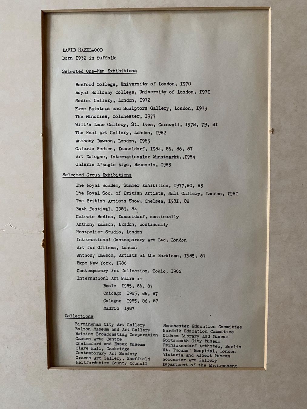 Dipinti: Zeitgenössische Kunst, Mischtechnik, David Hazelwood – Usato da Rünenberg venduto da Fendi02 6