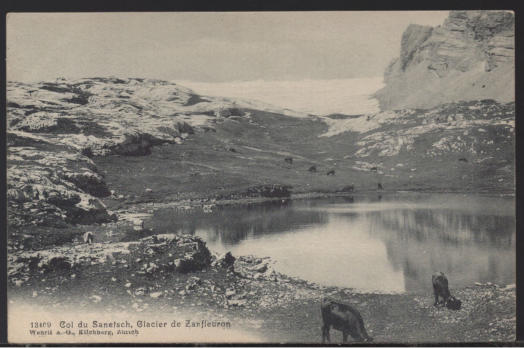 Cartoline postali: Col du Sanetsch, Glacier de Zanfleuron – Usato da Aarau venduto da kufi44