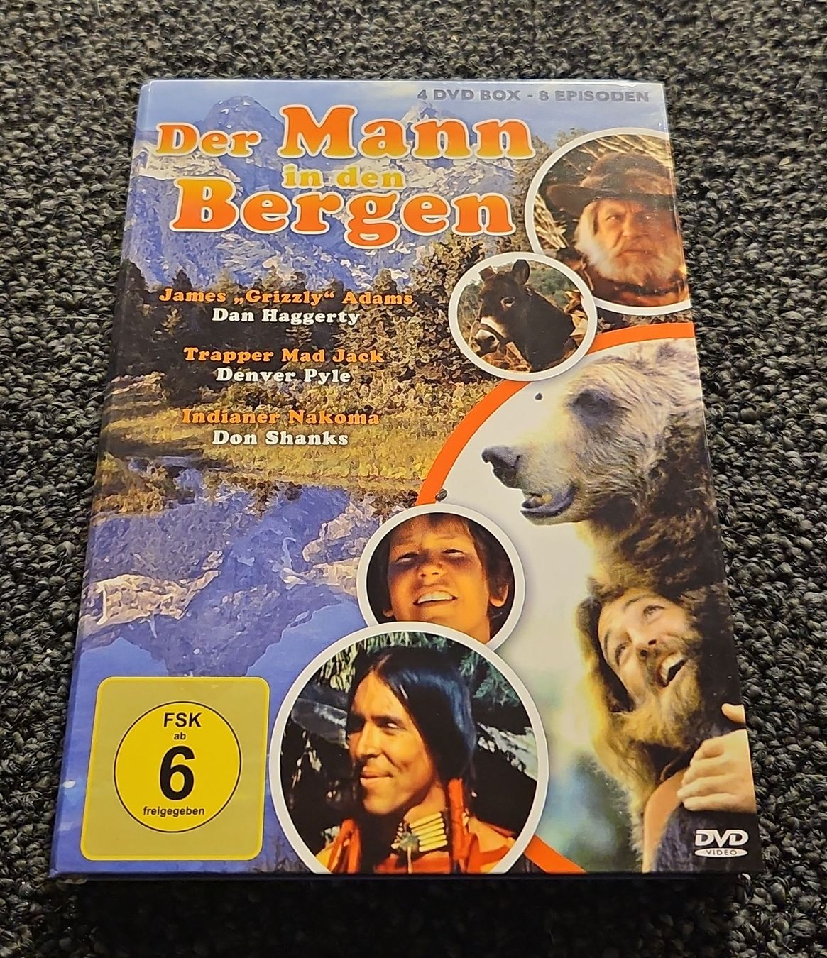 Tutti i DVDs: Der Mann im Bergens 4 DVD Box 8 Episoden  – Usato da Ruswil venduto da jan_bxl5