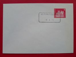 1972: Aushilfsstempel von PALÉSIEUX-G (VD)