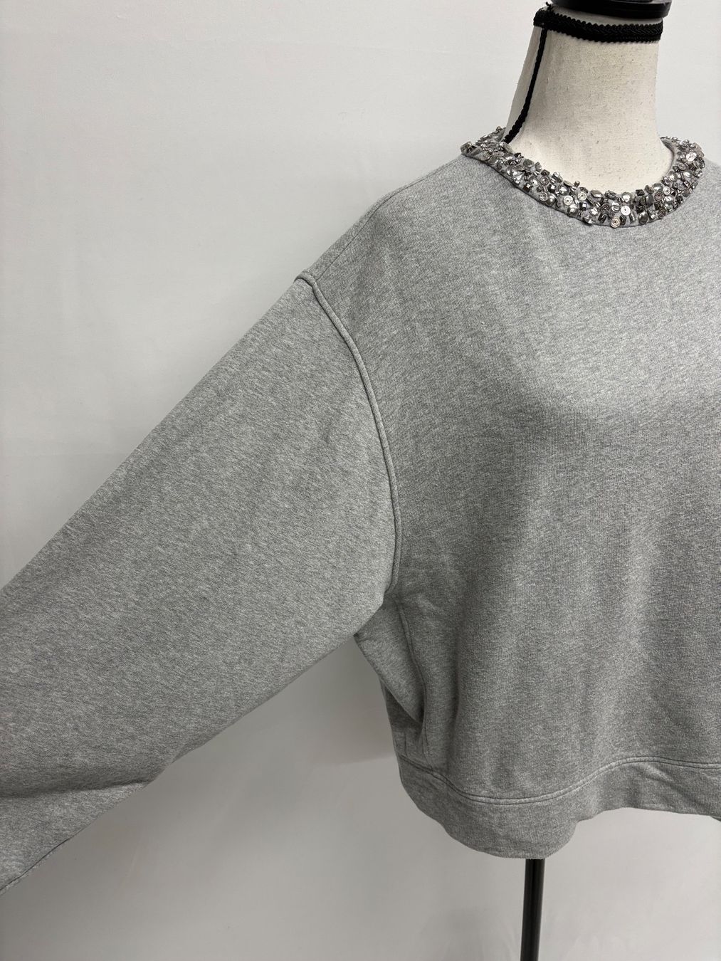 Brax Maglioni & Felpe: Brax Graues Sweatshirt mit Strass Pullover 38 Baumwolle – Nuovo (secondo la descrizione) da Regensdorf venduto da secondchancefashion 2