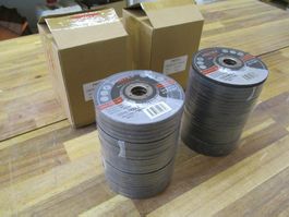 50x Schruppscheiben Inox 125 x 6mm Stahl