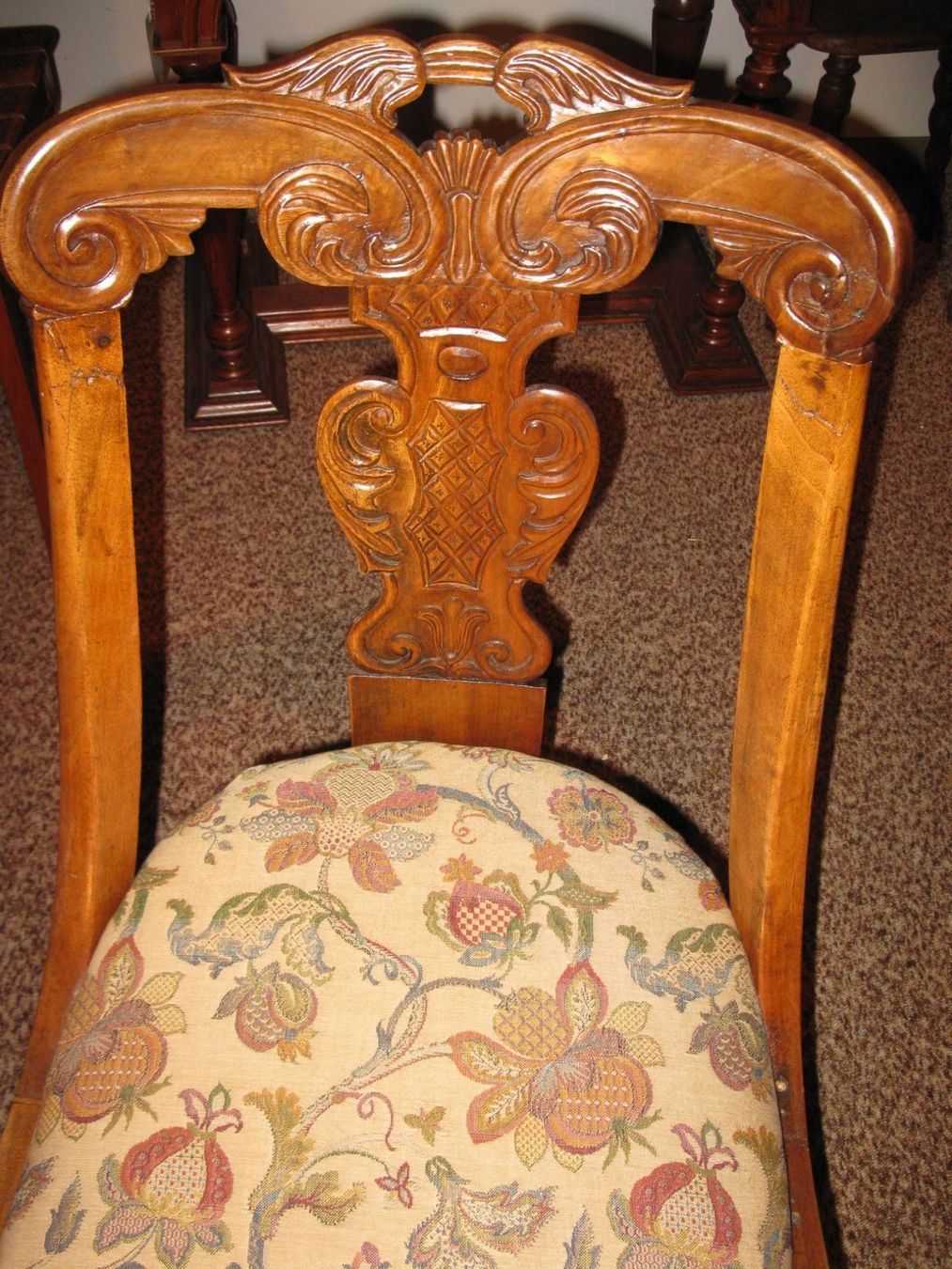 Poltrone: Bidermeier-Sessel mit Chronik um 1860 – Usato da Altstätten venduto da antikundart 6