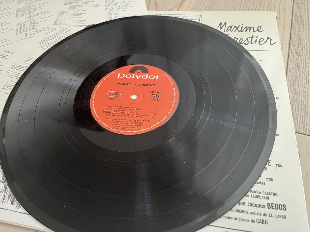 Dischi in vinile: Maxime Le Forestier LP von 1975 – Usato da Romanshorn venduto da Apfelschuss 2