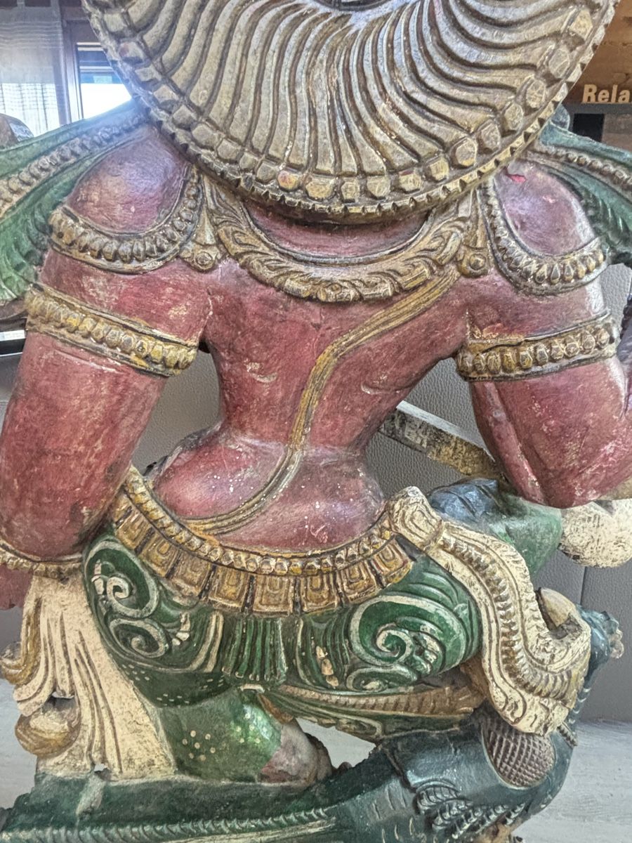 Sculture & Statue: Saravati déesse bois antique – Usato da Matran venduto da oli_6mym 7