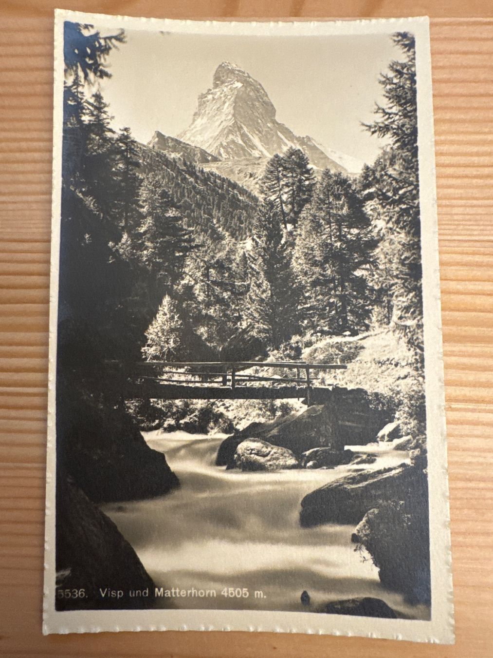 Cartoline postali: Antike Ansichtskarte, SCHWEIZ, Visp und Matterhorn – Nuovo (secondo la descrizione) da Zürich venduto da Tarafo5