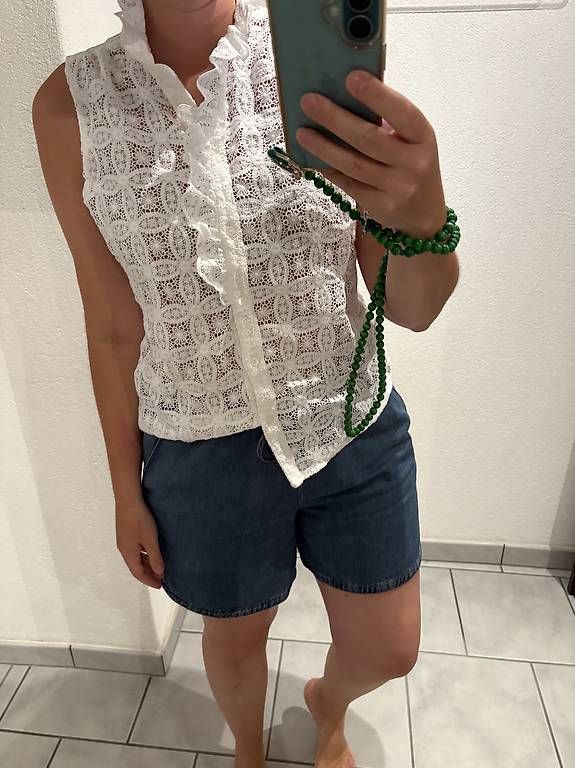 Chemisiers: Sezane Lace Bluse Grösse M – D'occasion à Unterägeri par mar_96hk 3