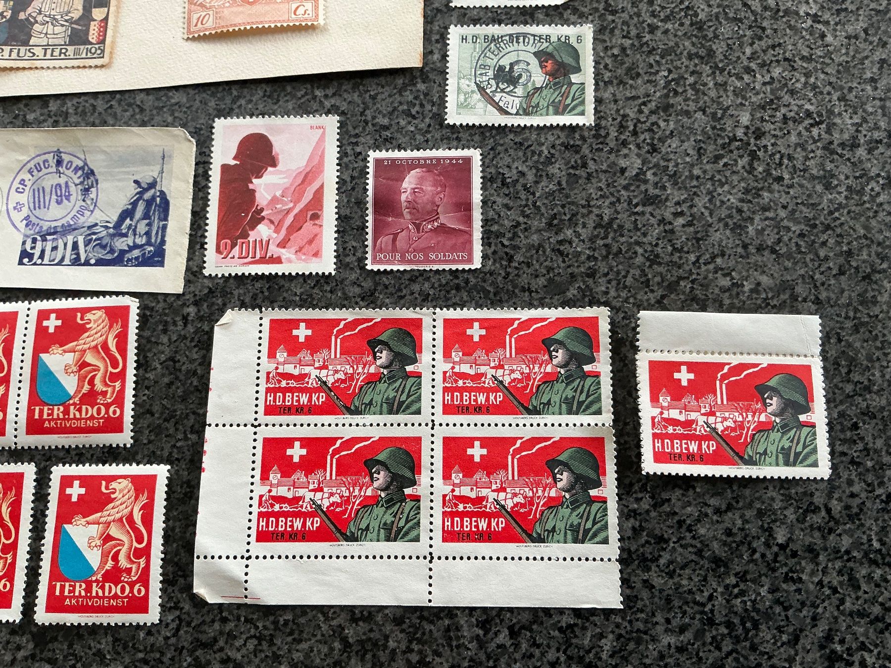 Tutti i francobolli: Viele alte Militär Marken – Usato da Jona venduto da Jancy60 4